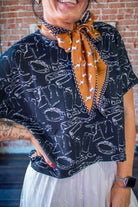 COWBOY CONSTELLATIONS: Custom Textured Burnout Crop Top - Southern Chic Tees & Boutique