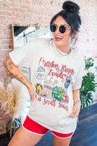 Custom Freedom Rings Louder in a Small Town Graphic Tee - Southern Chic Tees & Boutique