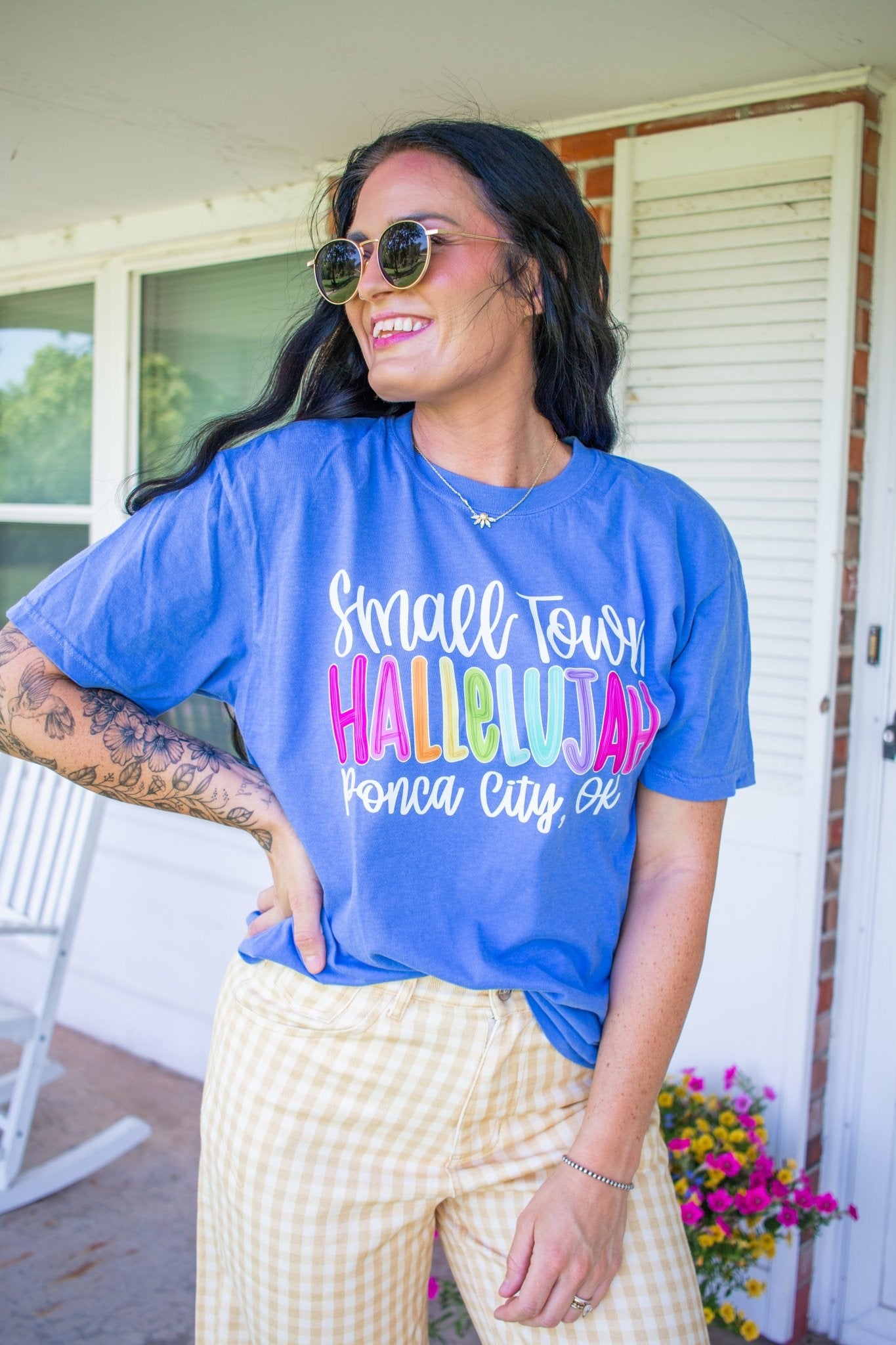 Custom Small Town Hallelujah Graphic Tee - Southern Chic Tees & Boutique