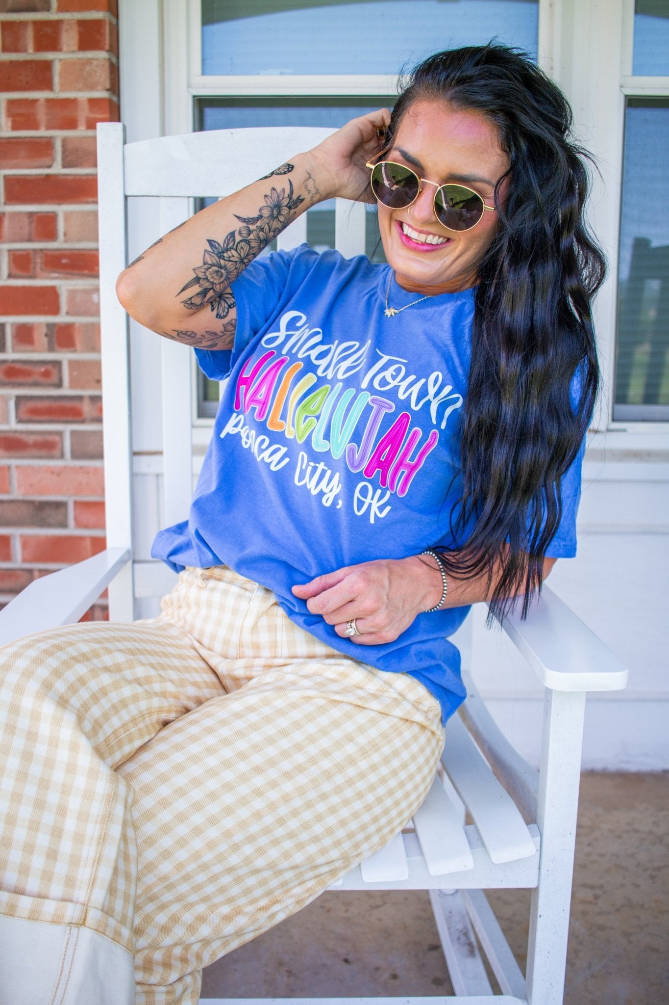 Custom Small Town Hallelujah Graphic Tee - Southern Chic Tees & Boutique