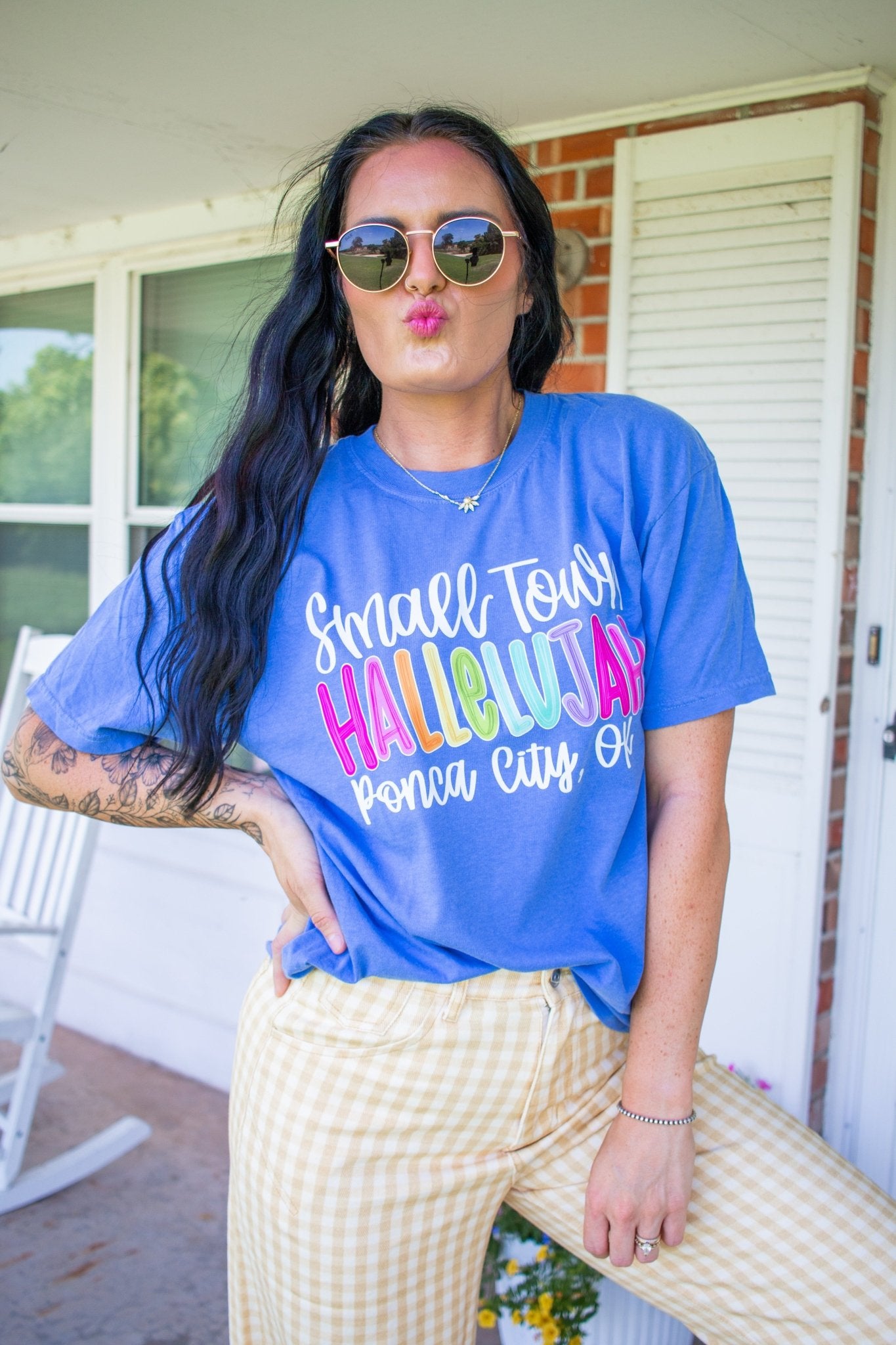 Custom Small Town Hallelujah Graphic Tee - Southern Chic Tees & Boutique
