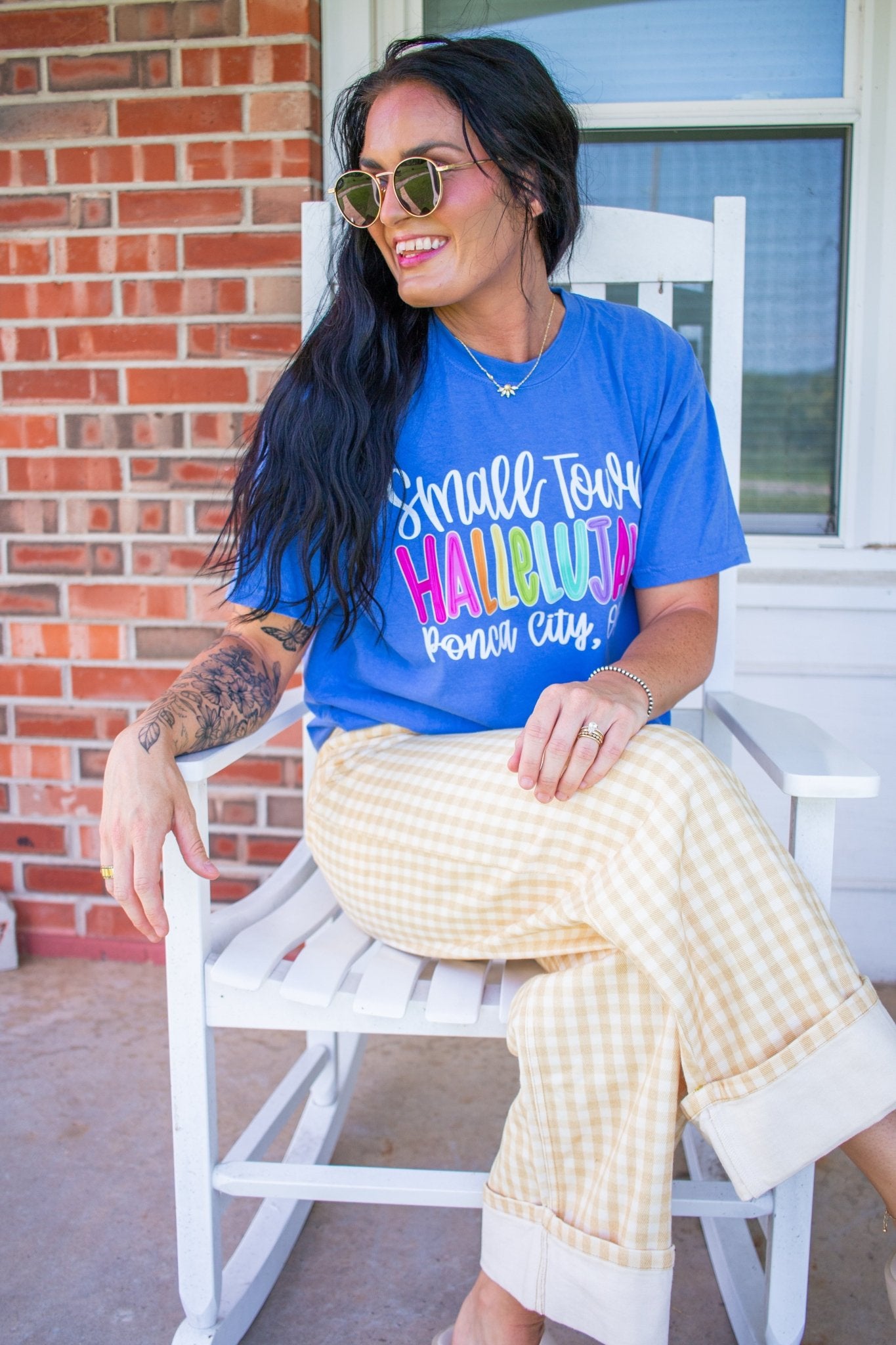 Custom Small Town Hallelujah Graphic Tee - Southern Chic Tees & Boutique