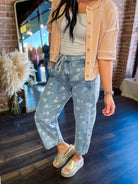 Dandelion Washed Jeans - Southern Chic Tees & Boutique