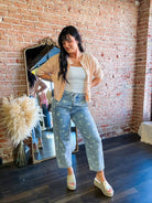 Dandelion Washed Jeans - Southern Chic Tees & Boutique