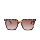 Dani- Women’s Square Sunglasses – Oversized : Brown Cheetah - Southern Chic Tees & Boutique