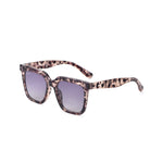 Dani- Women’s Square Sunglasses – Oversized : Grey Cheetah - Southern Chic Tees & Boutique
