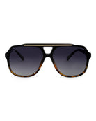 DAX Astrid - Women's Oversized Aviator Sunglasses: Gradient Cheetah - Southern Chic Tees & Boutique