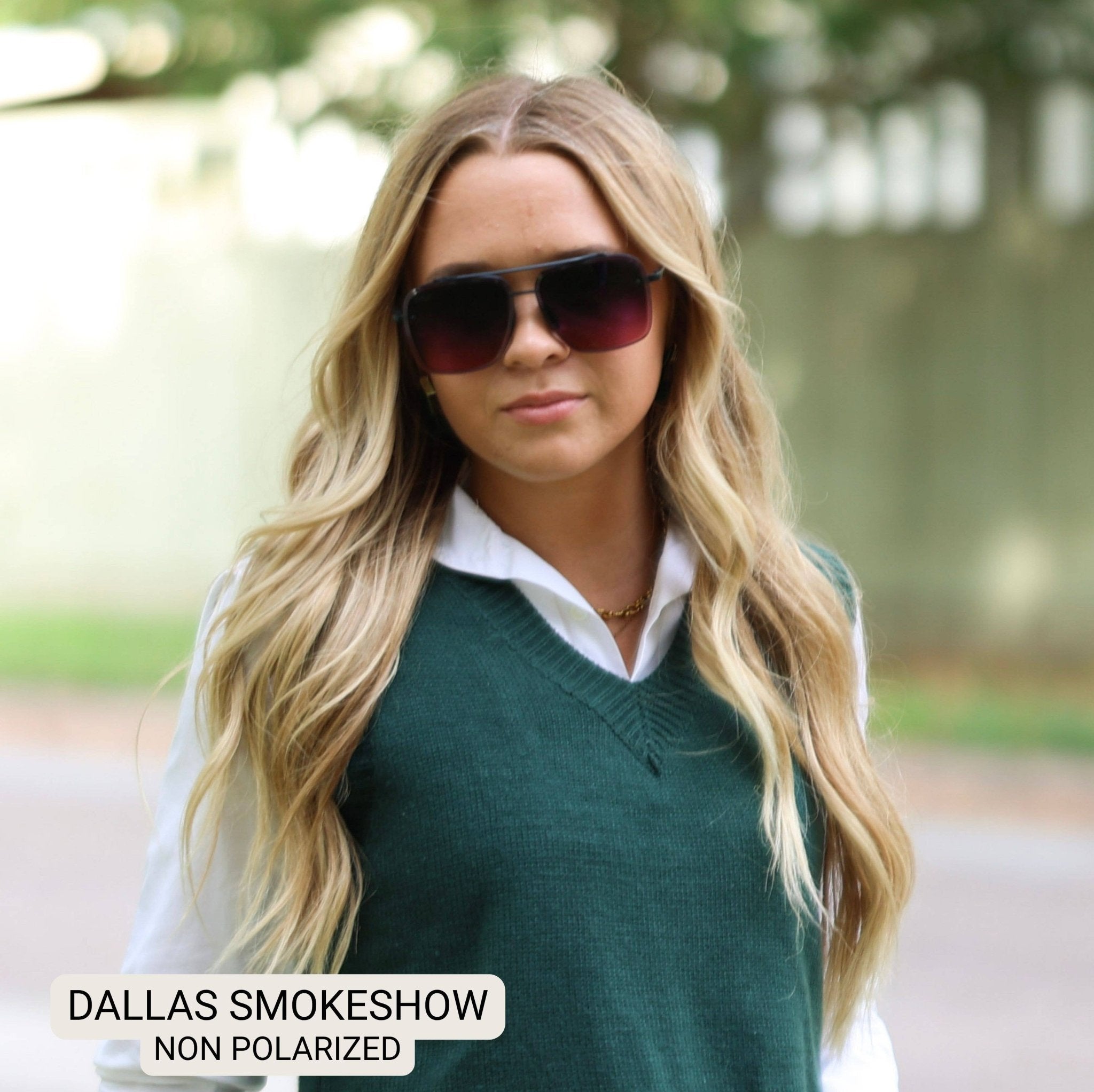 DAX Dallas - Women's Modern Aviator Sunglasses : Smokeshow - Southern Chic Tees & Boutique