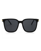 DAX Ella - Women's Oversized Square Sunglasses : Black - Southern Chic Tees & Boutique