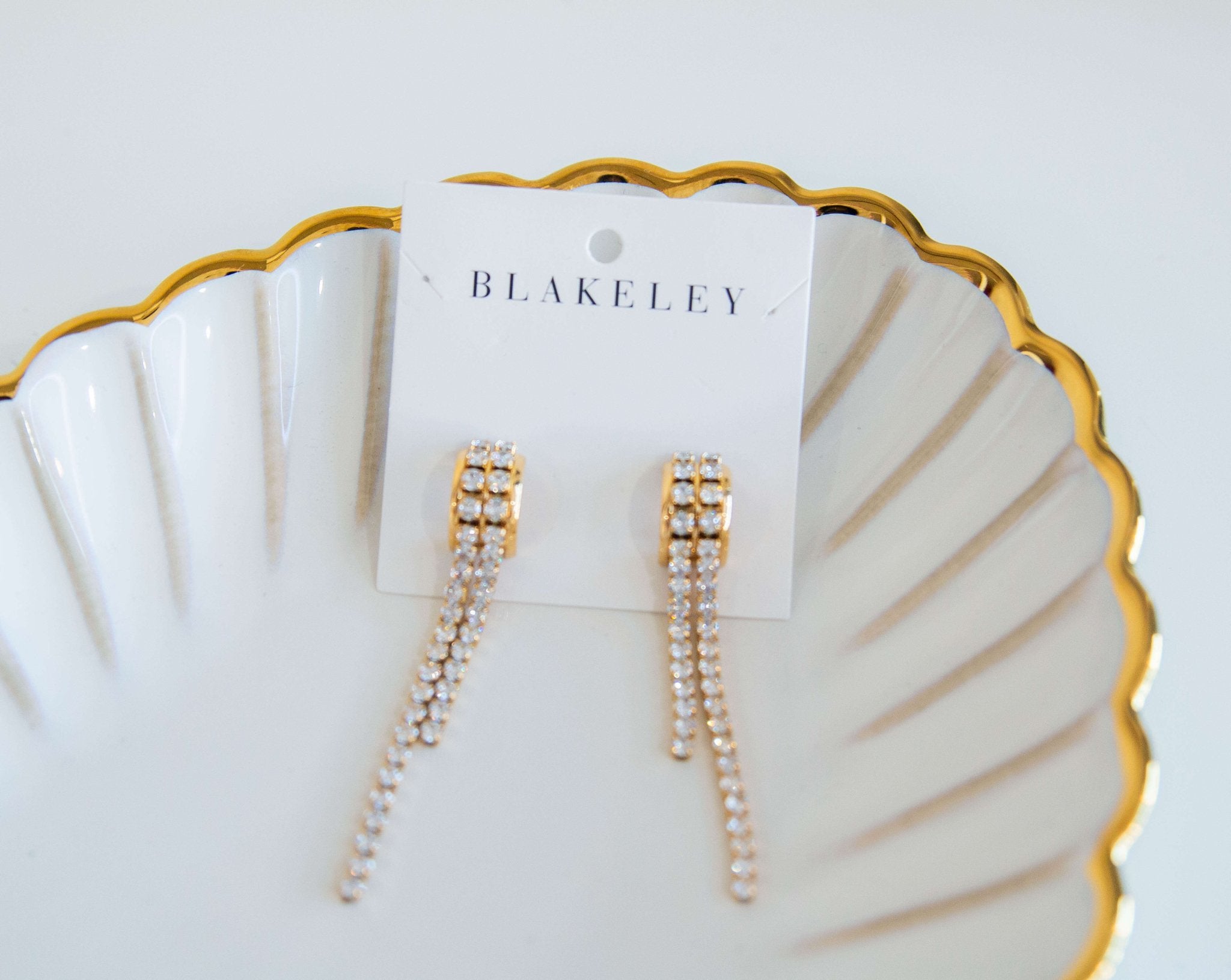 Dazzle Diamond Drop Earrings - Southern Chic Tees & Boutique