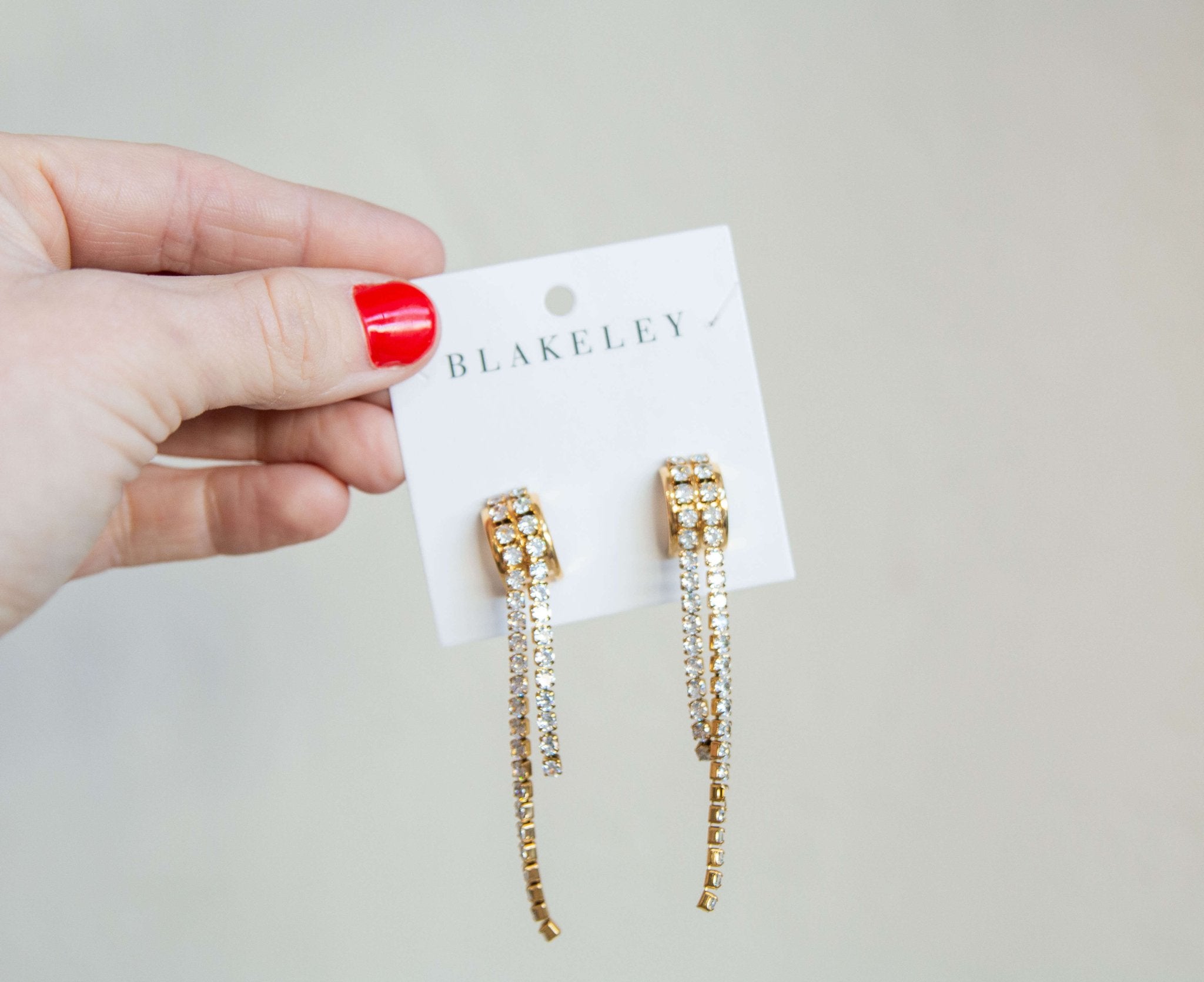 Dazzle Diamond Drop Earrings - Southern Chic Tees & Boutique