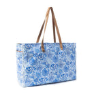 Delft Garden Weekender Weekender Bag In Blue - Southern Chic Tees & Boutique