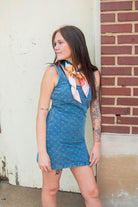 Denim Bow Mini Dress - Southern Chic Tees & Boutique