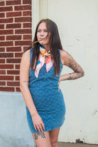 Denim Bow Mini Dress - Southern Chic Tees & Boutique