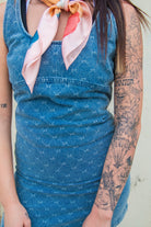 Denim Bow Mini Dress - Southern Chic Tees & Boutique