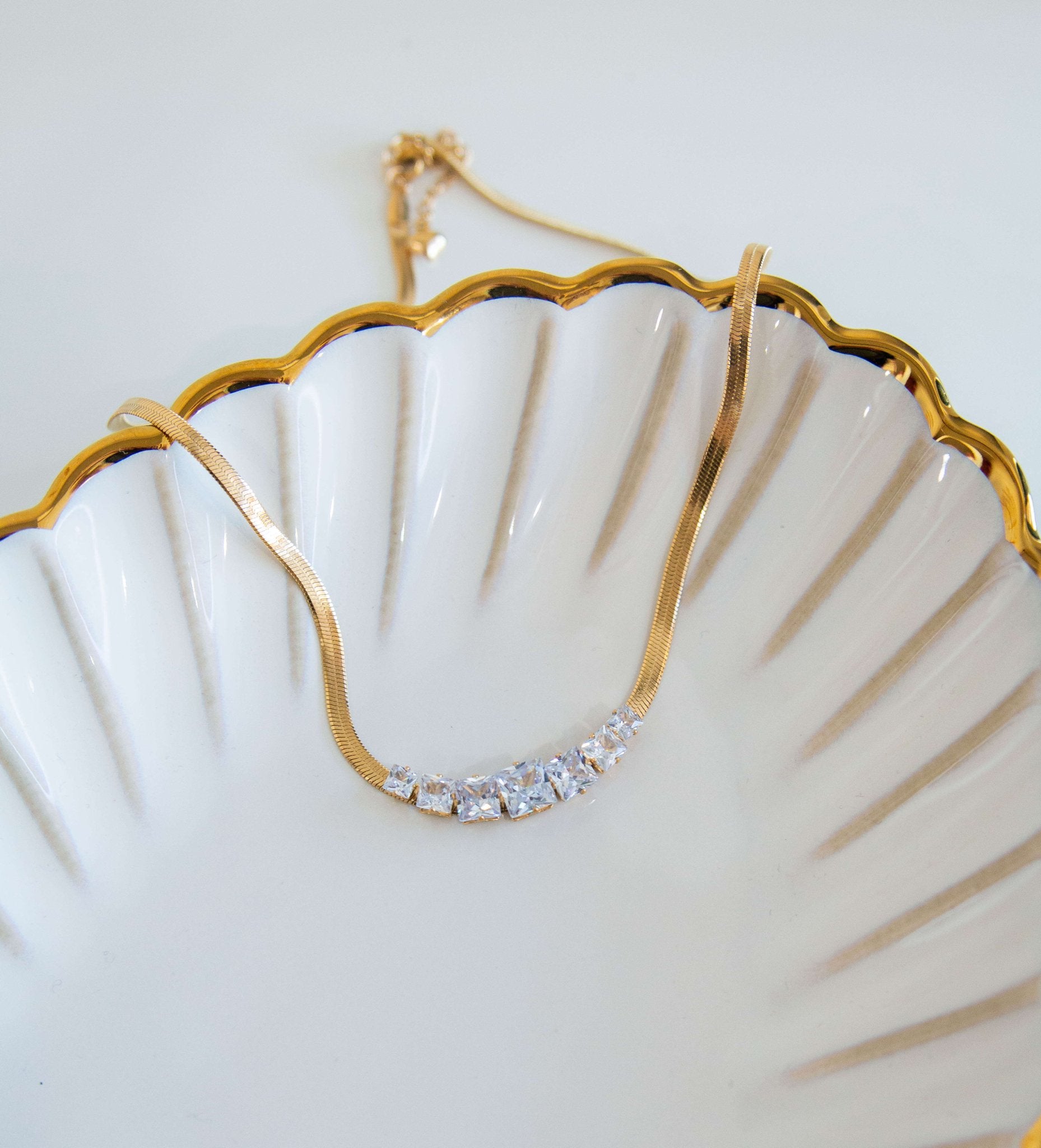 Diamond Snake Necklace - Southern Chic Tees & Boutique