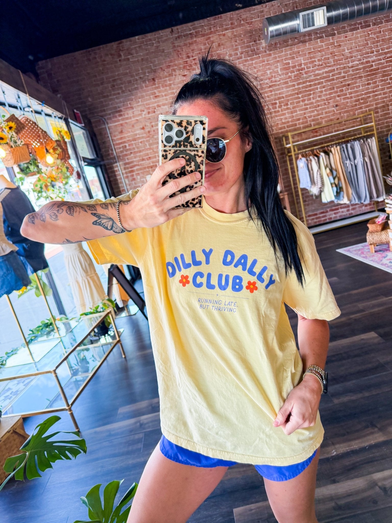 Dilly Dally Club Graphic Tee - Southern Chic Tees & Boutique