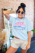 DTF Down To Fish Comfort Colors Graphic Tee - Southern Chic Tees & Boutique