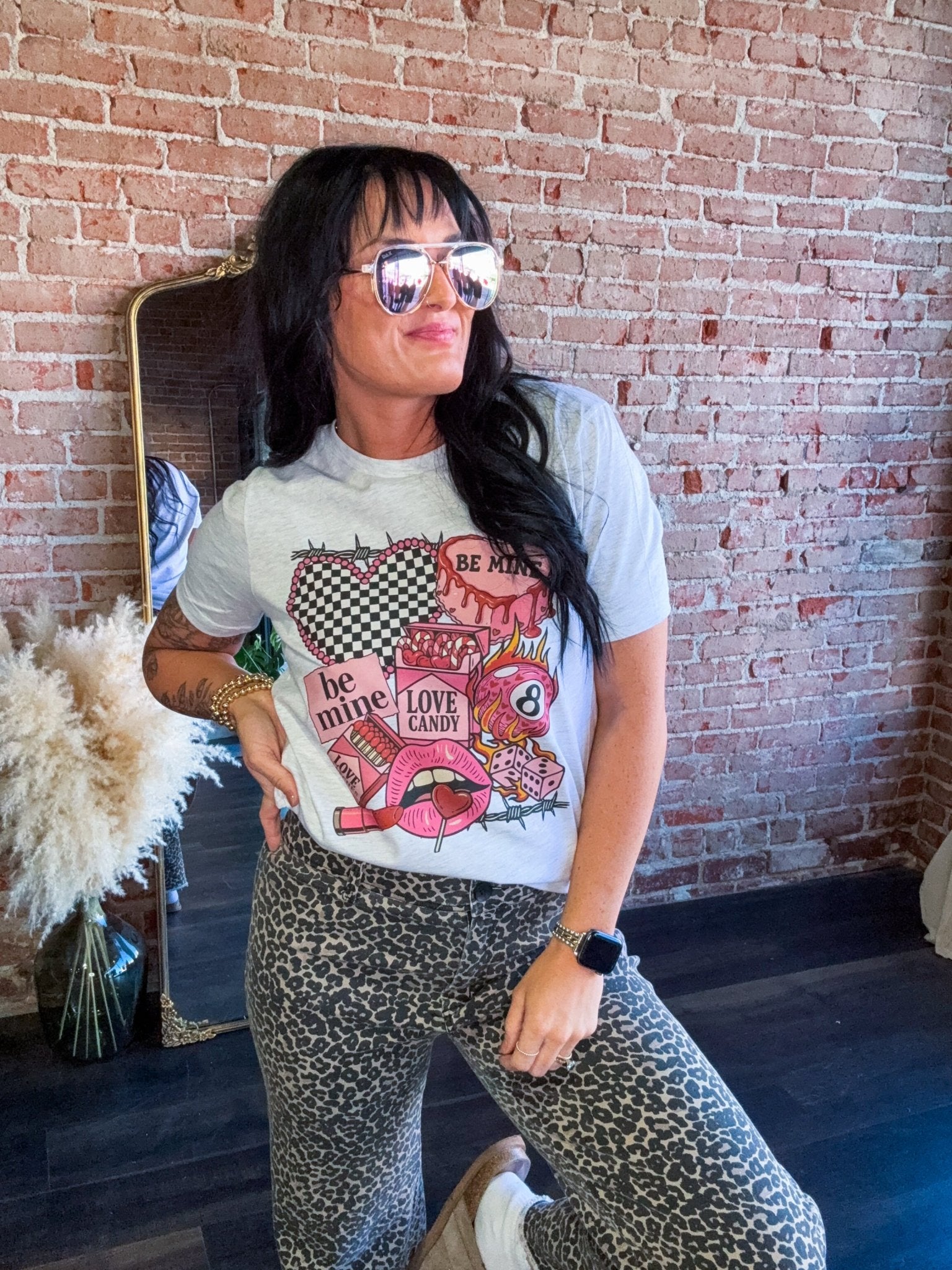 Edgy Be Mine Graphic Tee - Southern Chic Tees & Boutique