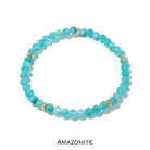 Erimish 4mm Natural Amazonite Gemstone Stretch Bracelet - Southern Chic Tees & Boutique