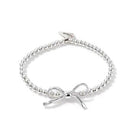 Erimish Bridget Bow Bracelet Silver - Southern Chic Tees & Boutique