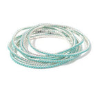 Erimish Confetti Starter Stack Aqua Silver - Southern Chic Tees & Boutique