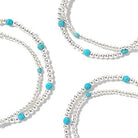 Erimish Tatum Starter Stack Silver & Turquoise - Southern Chic Tees & Boutique