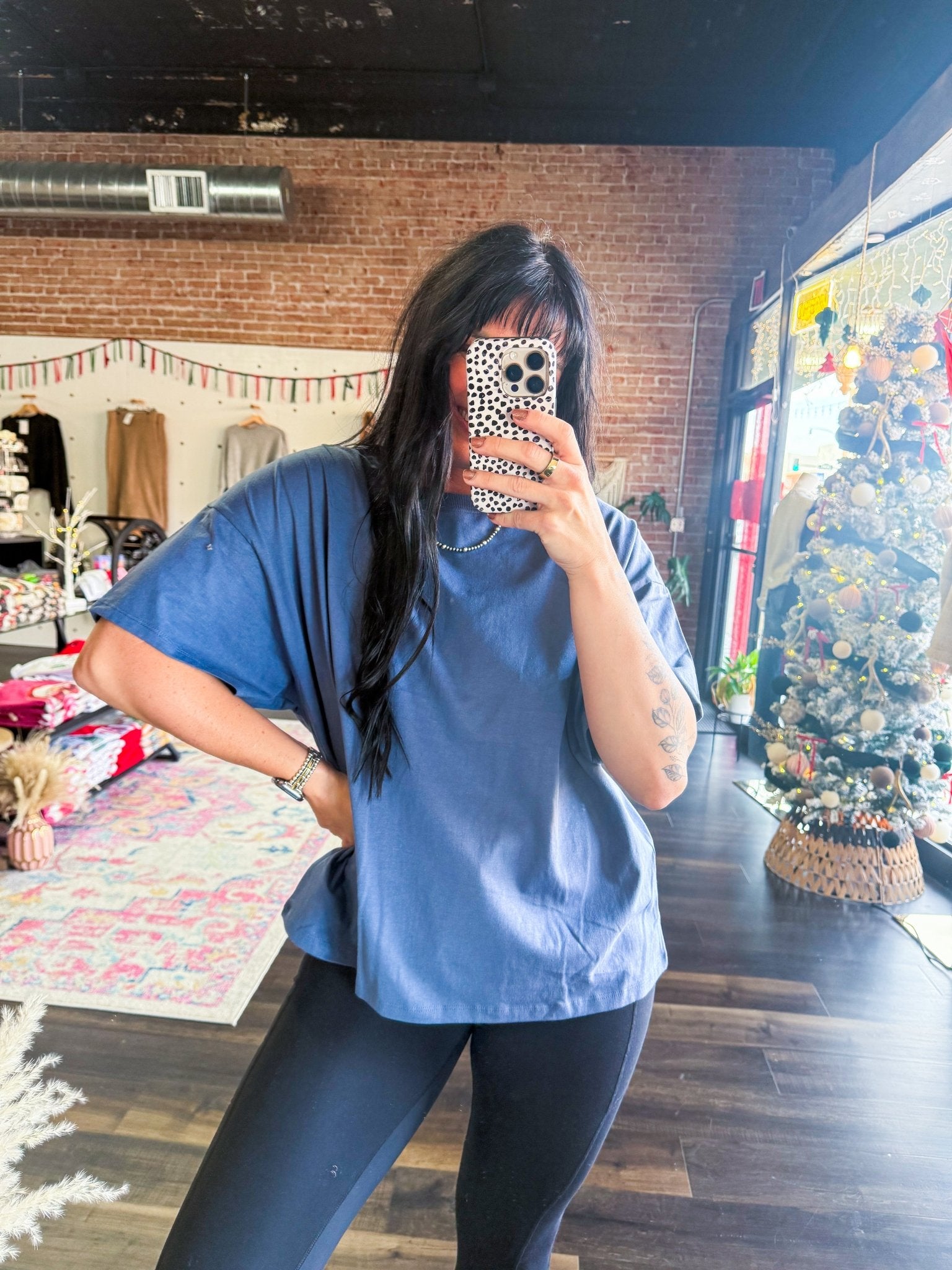 Everyday Boxy Tee | Dusty Blue - Southern Chic Tees & Boutique