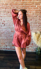 Fall for Fierce Sienna Romper - Southern Chic Tees & Boutique