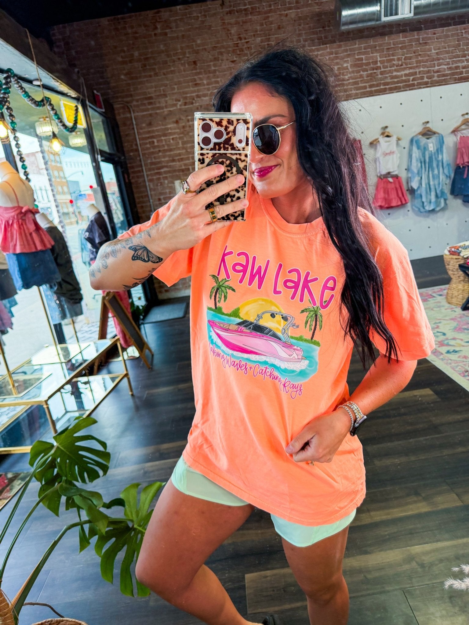 Flare - Fit A - Line Active Shorts | Lightweight Recycled Microfiber | Mint - Southern Chic Tees & Boutique