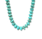 Flat Marble Beaded Statement Necklace: Turquoise Marble - Southern Chic Tees & Boutique