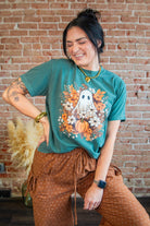 Floral Ghost Graphic Tee - Southern Chic Tees & Boutique