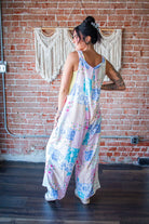 Floral Patchwork Wide Leg Bib Overalls - Southern Chic Tees & Boutique
