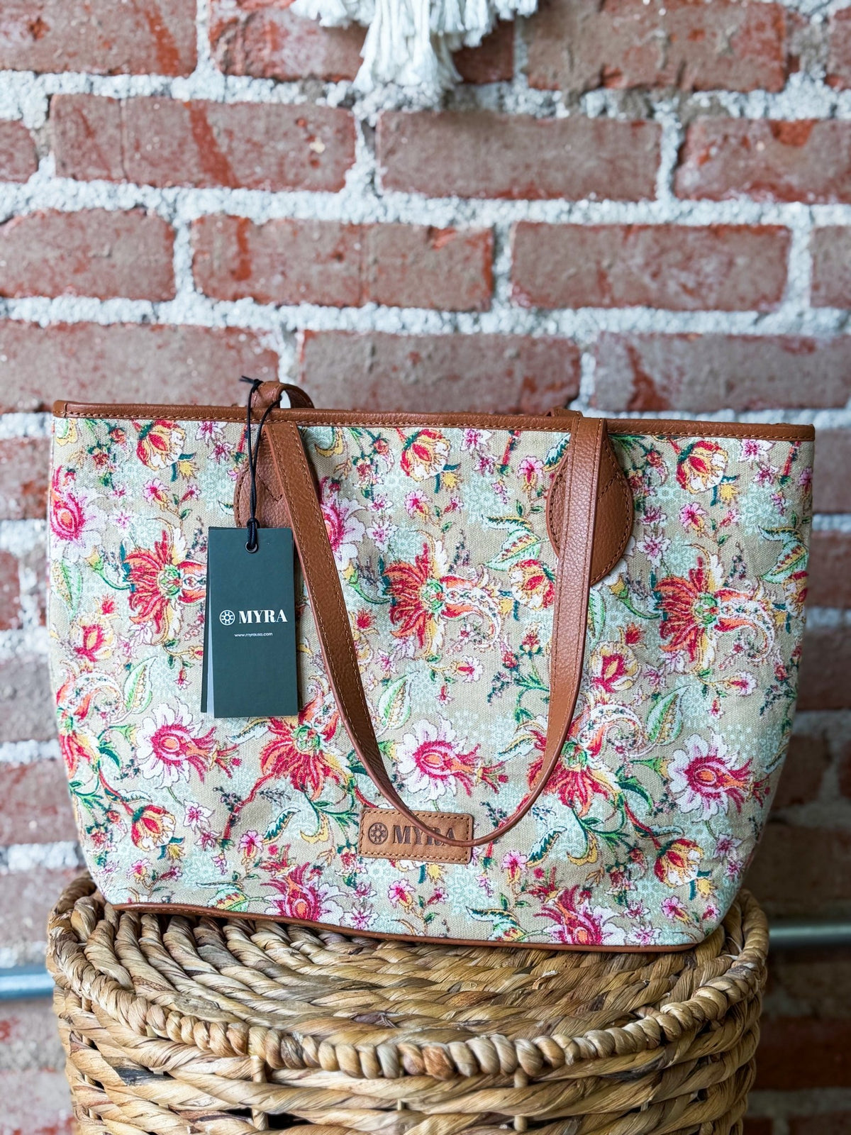 Follow Paradise Tote Bag In Brown - Southern Chic Tees & Boutique