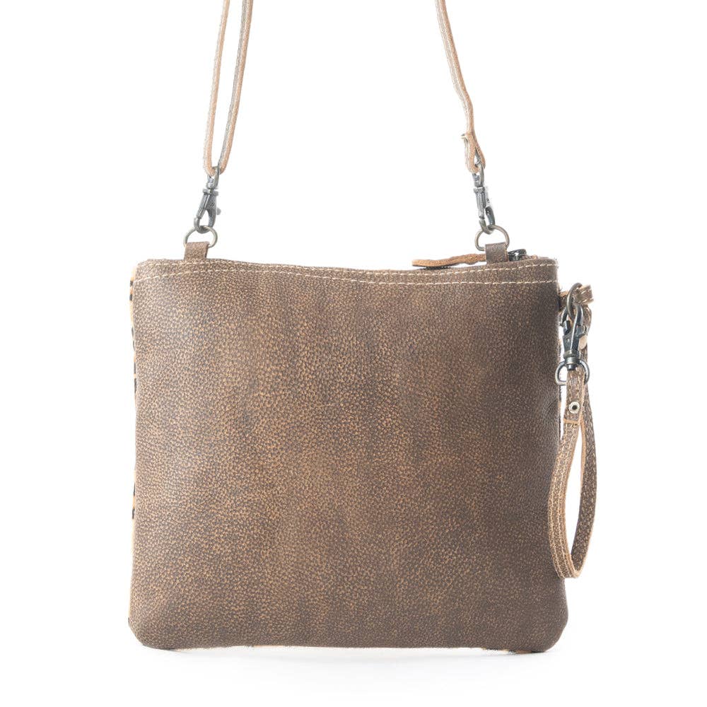 Freckled Leather & Hairon Bag - Southern Chic Tees & Boutique