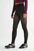Fur Lined High - Waisted Tights| BLACK - Southern Chic Tees & Boutique