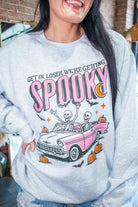 Get In Loser, We're Getting Spooky Retro Graphic Sweatshirt - Southern Chic Tees & Boutique
