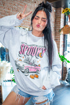 Get In Loser, We're Getting Spooky Retro Graphic Sweatshirt - Southern Chic Tees & Boutique