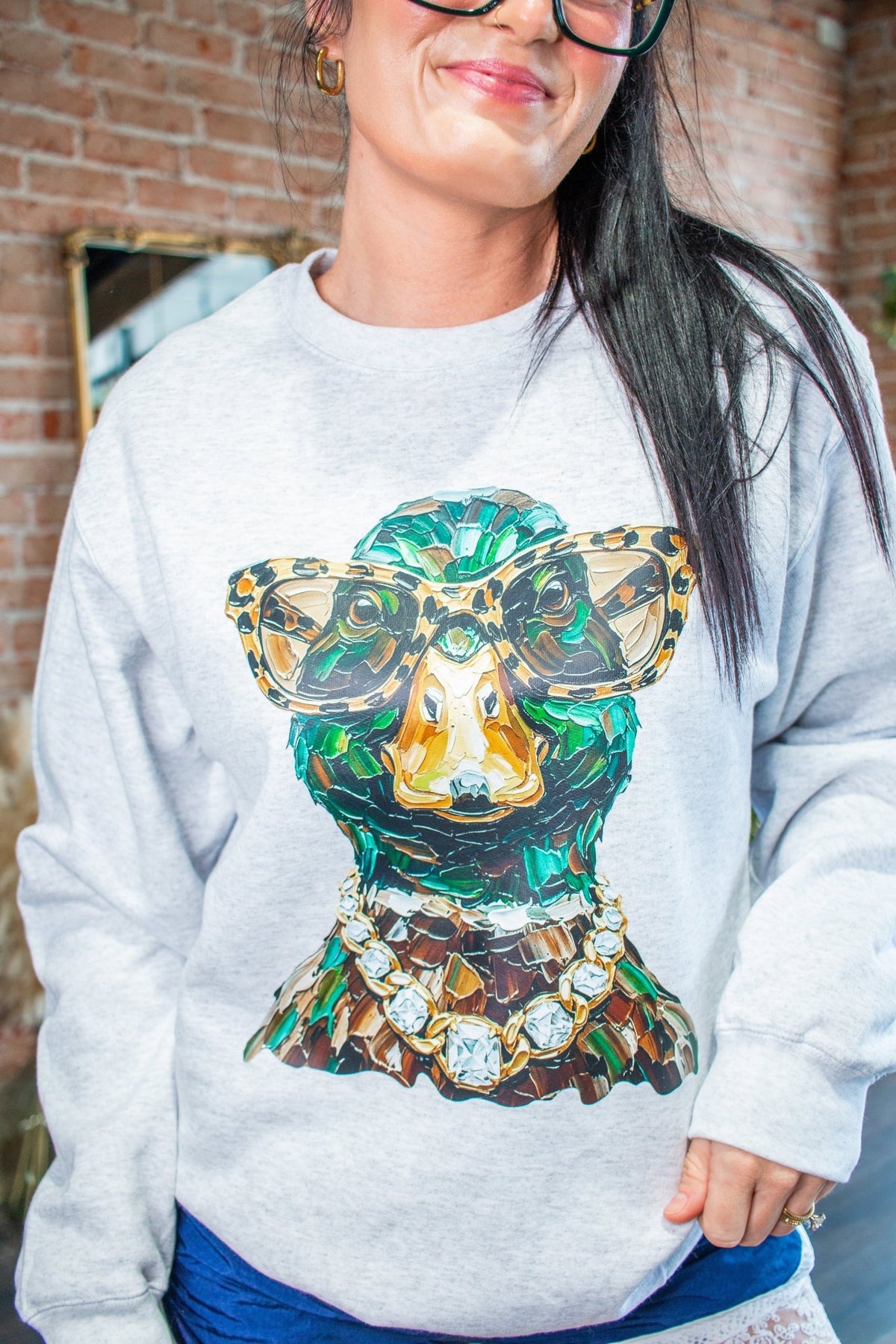 Glam Mallard Sweatshirt - Southern Chic Tees & Boutique