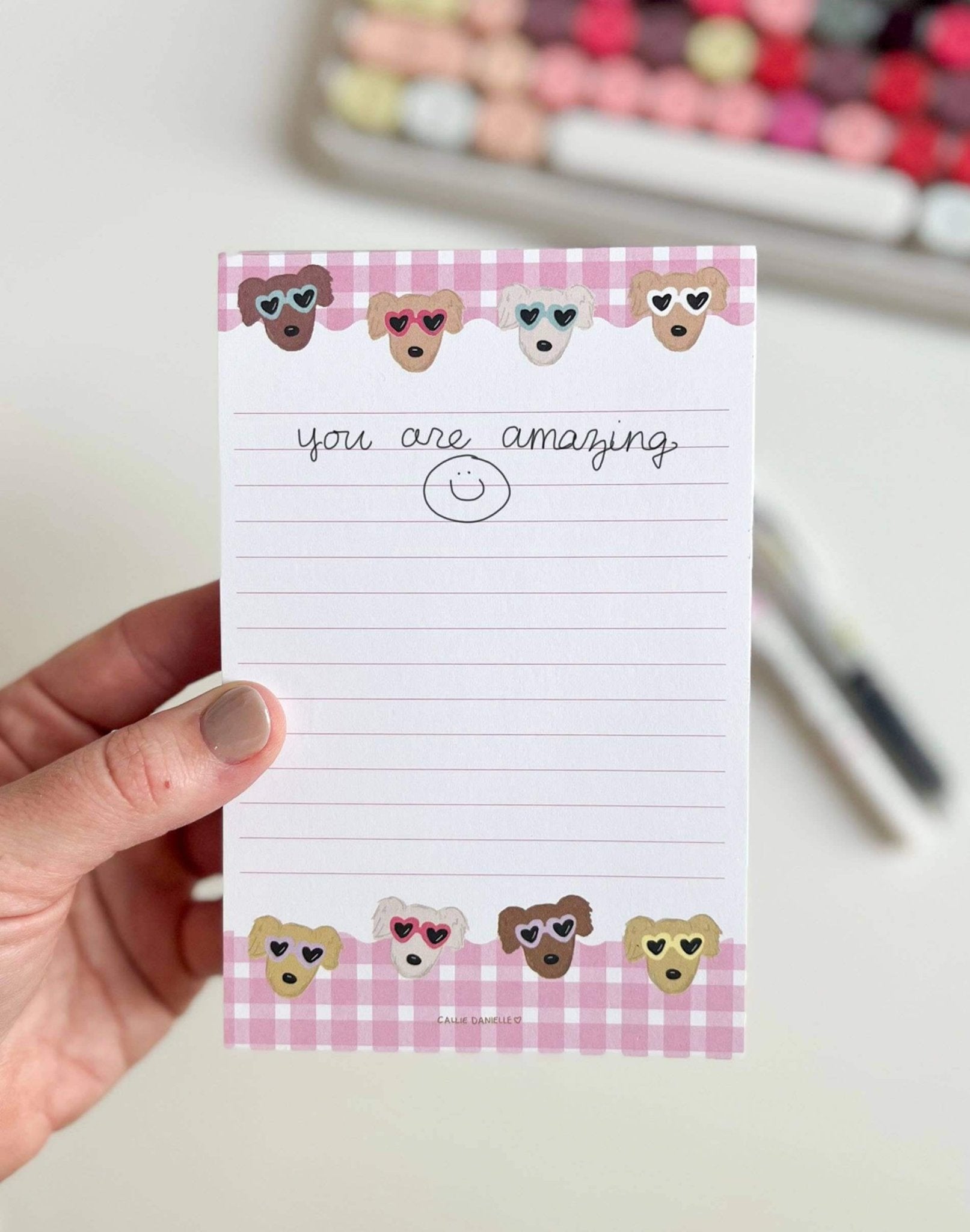 Golden Sunnies Notepad - Southern Chic Tees & Boutique