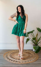 Green Ruffled Dress - Southern Chic Tees & Boutique