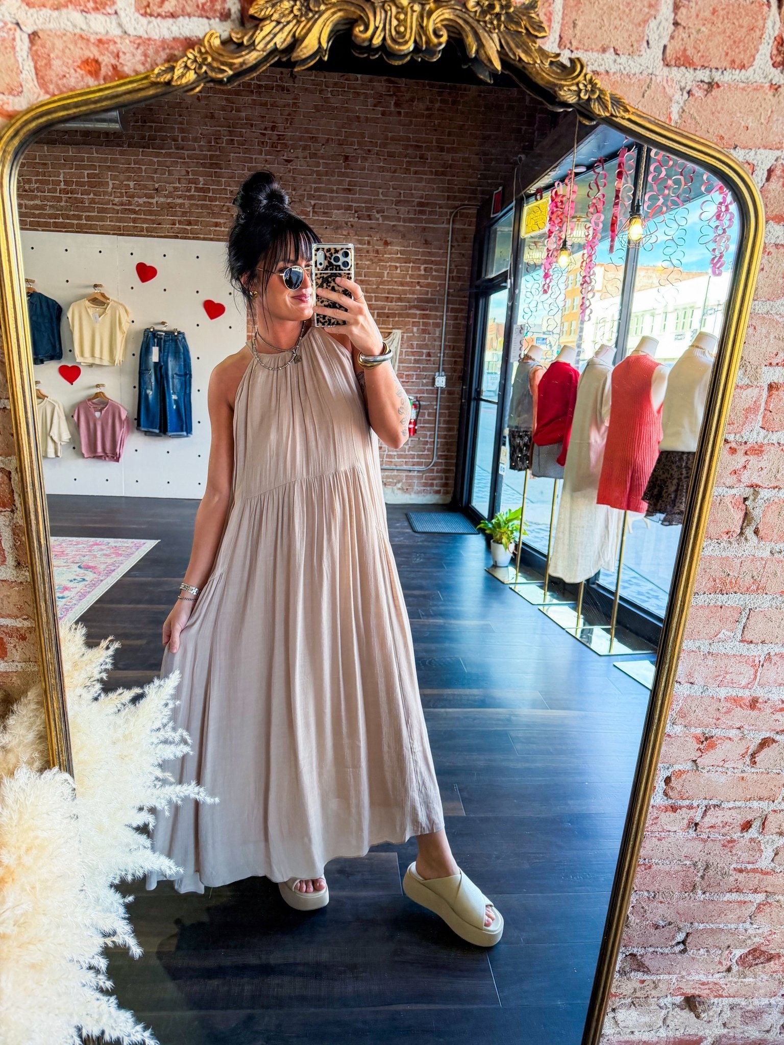 Haven Halter Neck Maxi Dress - Southern Chic Tees & Boutique