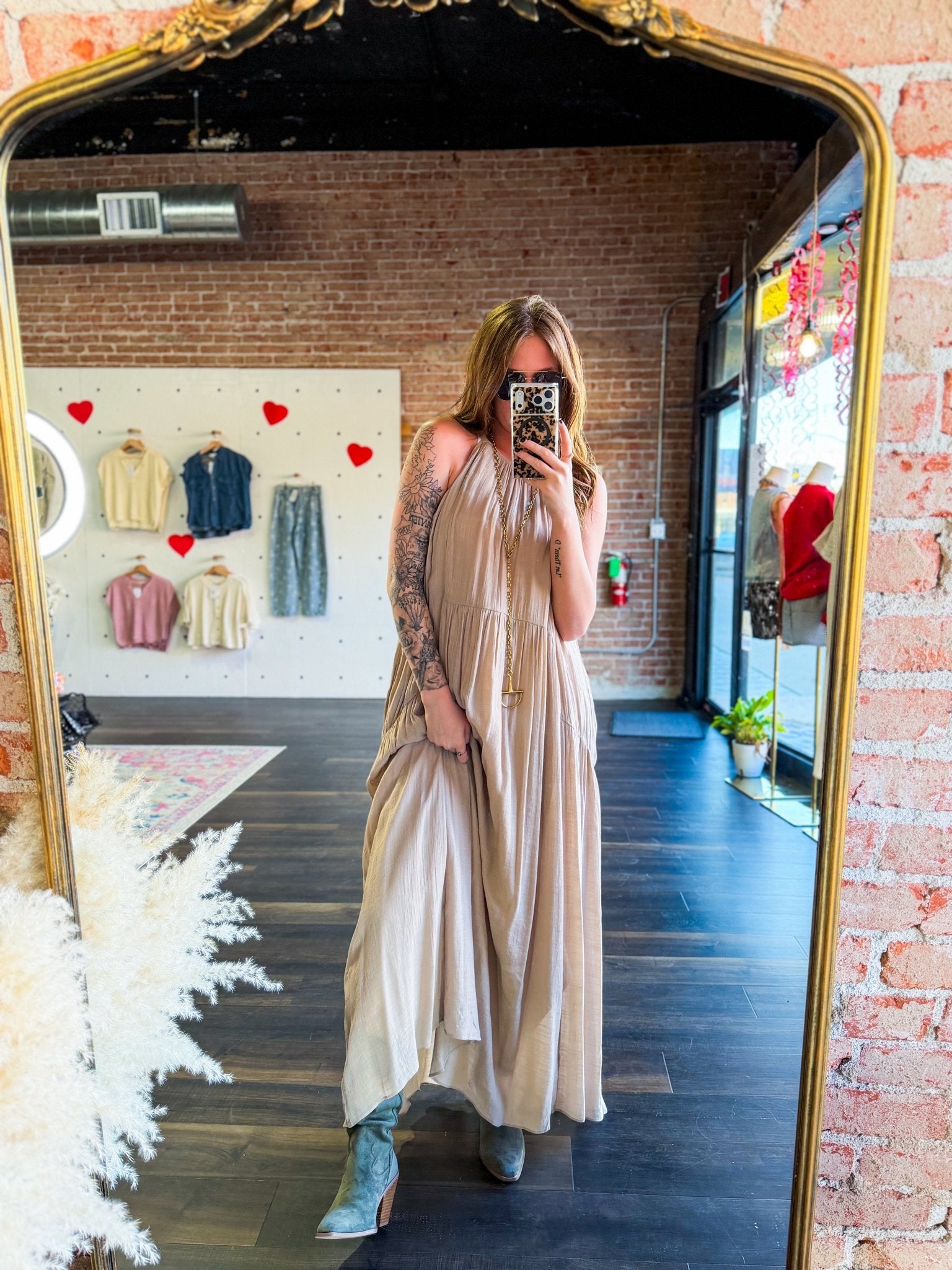 Haven Halter Neck Maxi Dress - Southern Chic Tees & Boutique