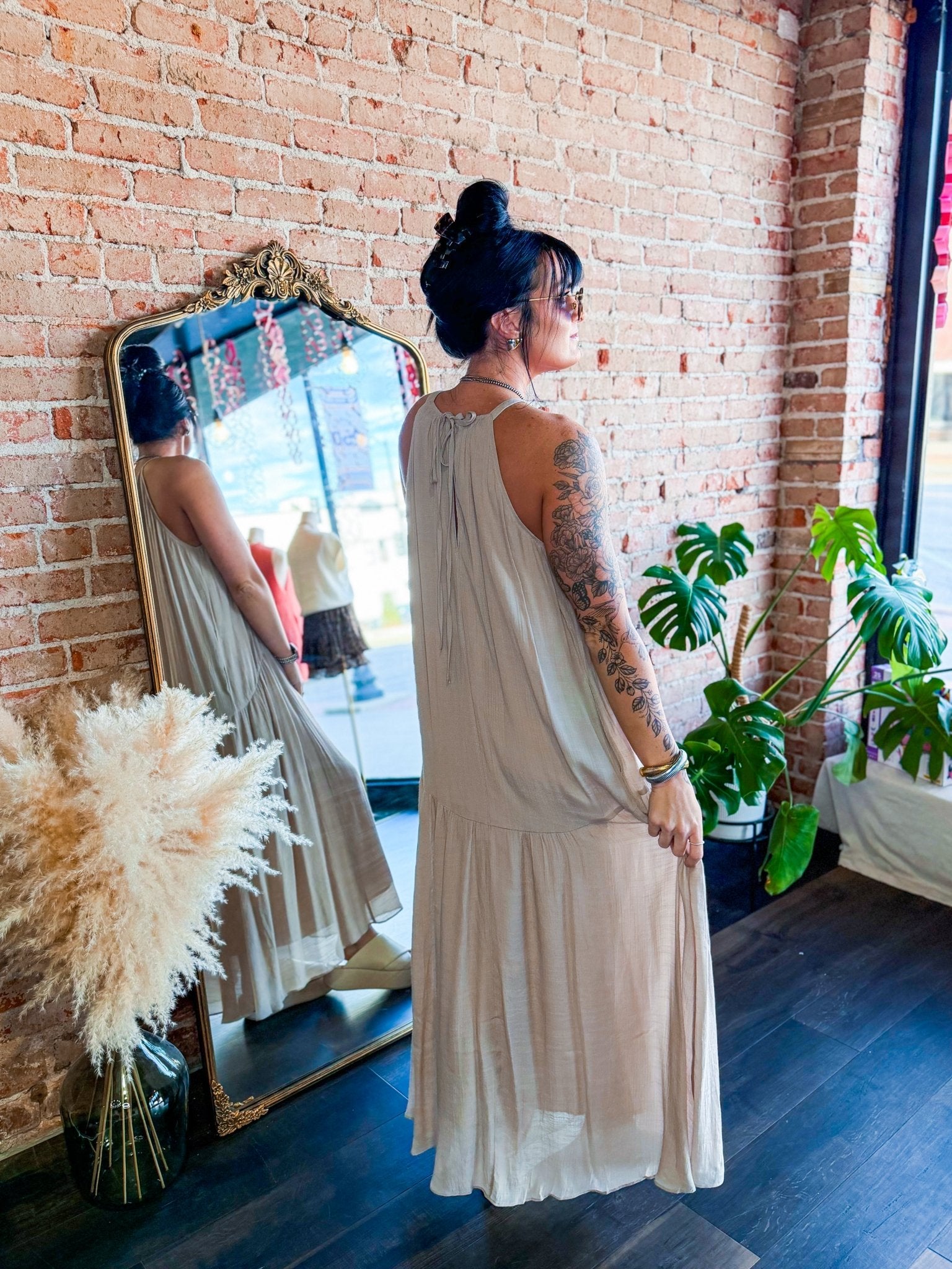 Haven Halter Neck Maxi Dress - Southern Chic Tees & Boutique