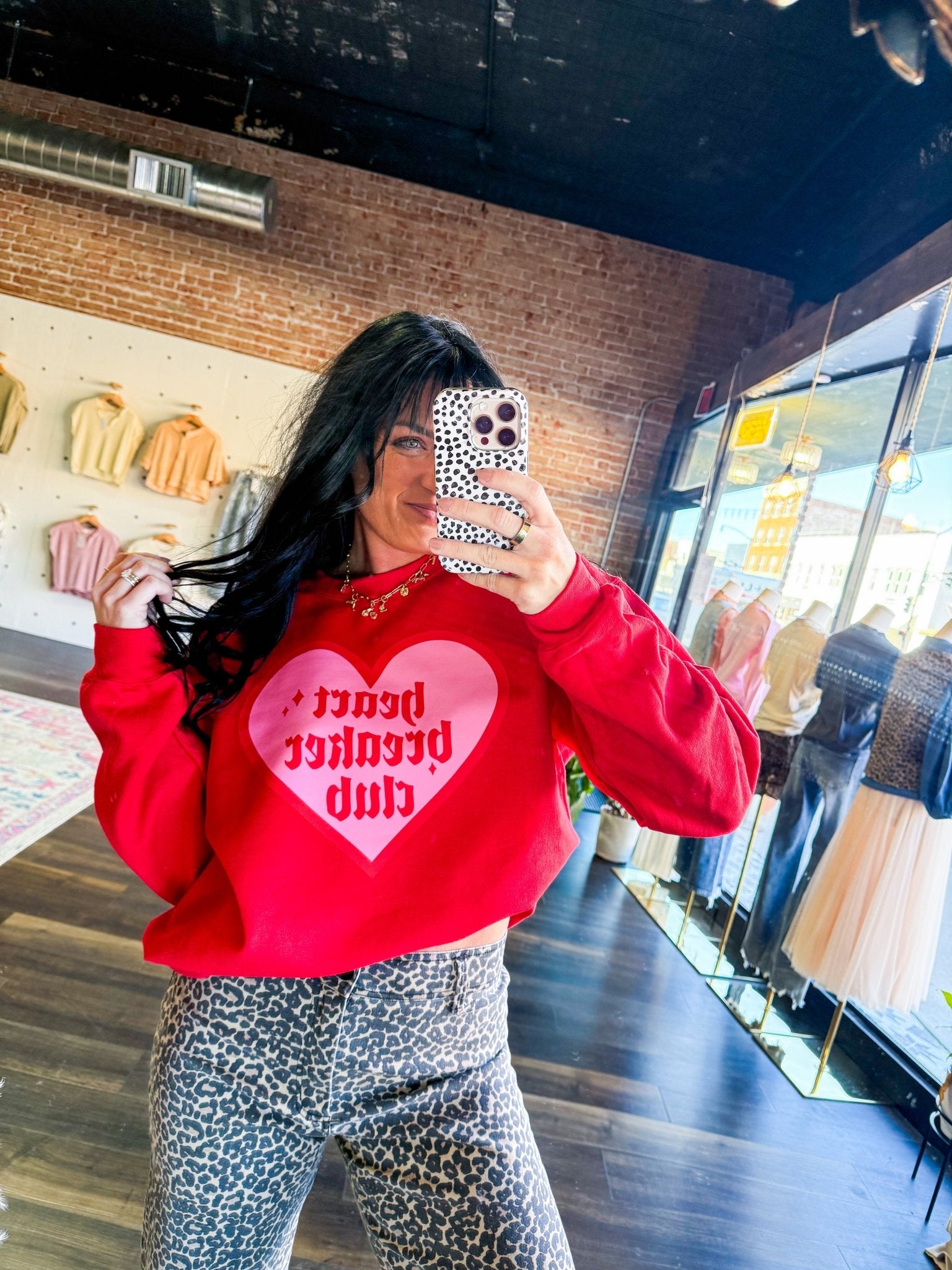 Heart Breaker Club Sweatshirt - Southern Chic Tees & Boutique