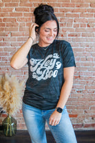 Hey Boo Camo Graphic Tee - Southern Chic Tees & Boutique