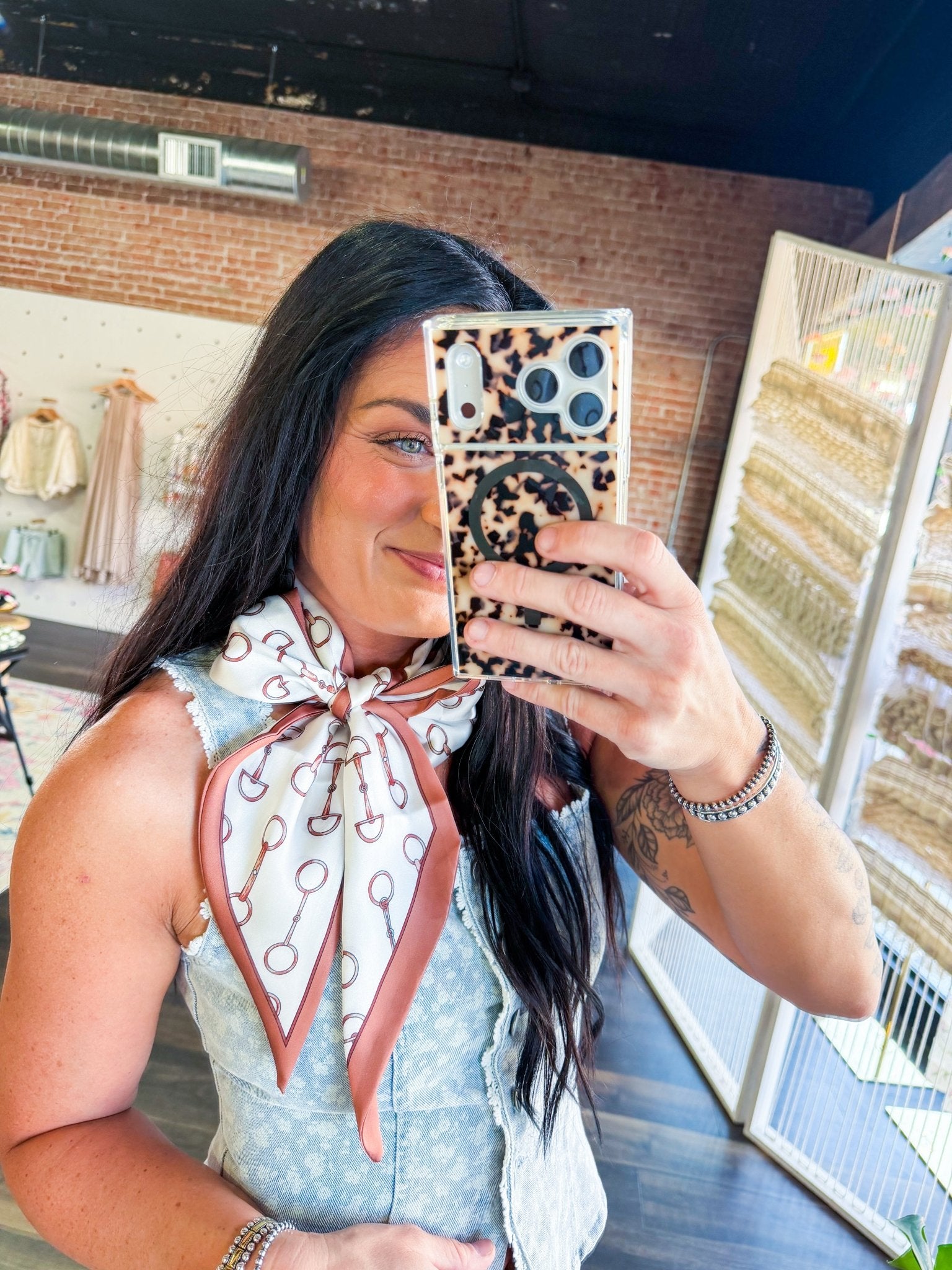 Horse Bit Twilly Scarf - Southern Chic Tees & Boutique