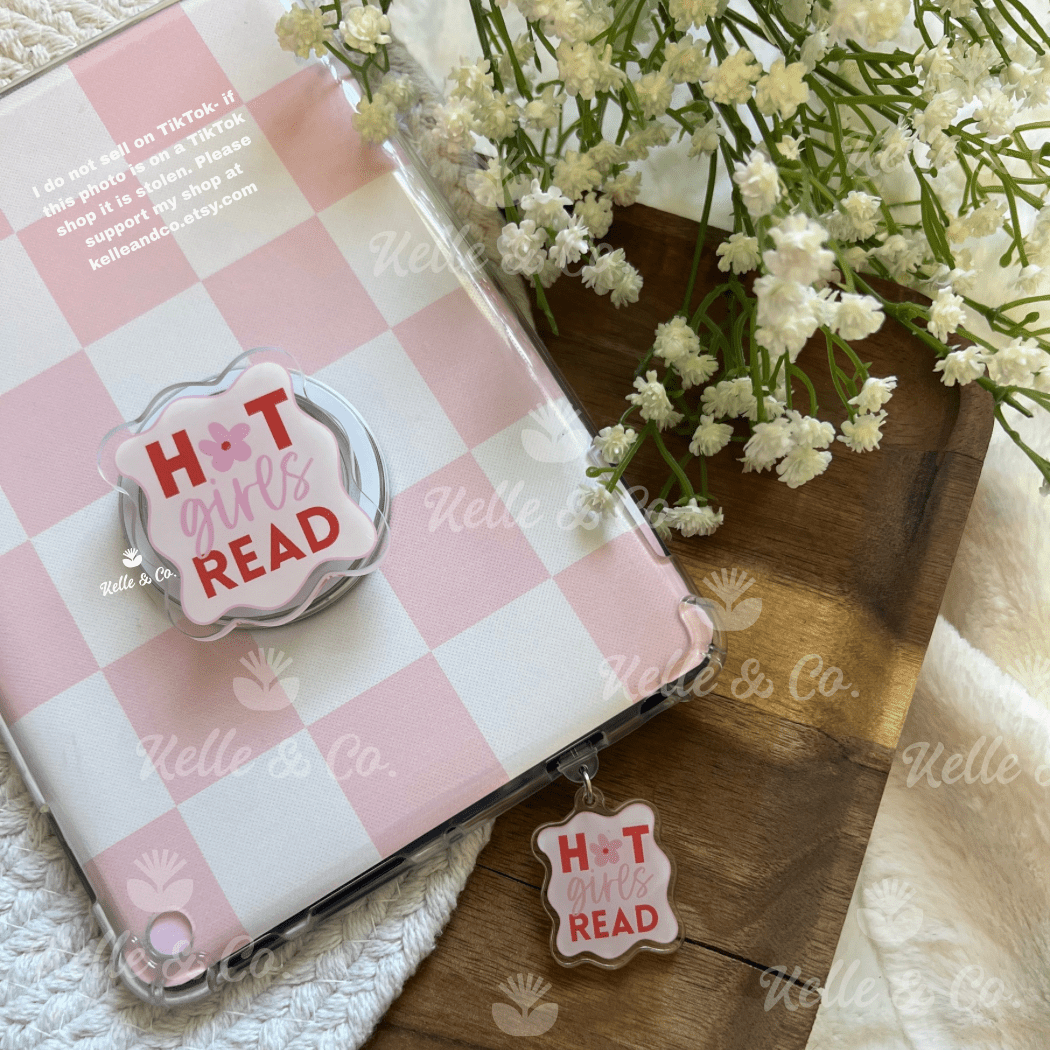 Hot Girls read Kindle Magsafe Grip - Southern Chic Tees & Boutique