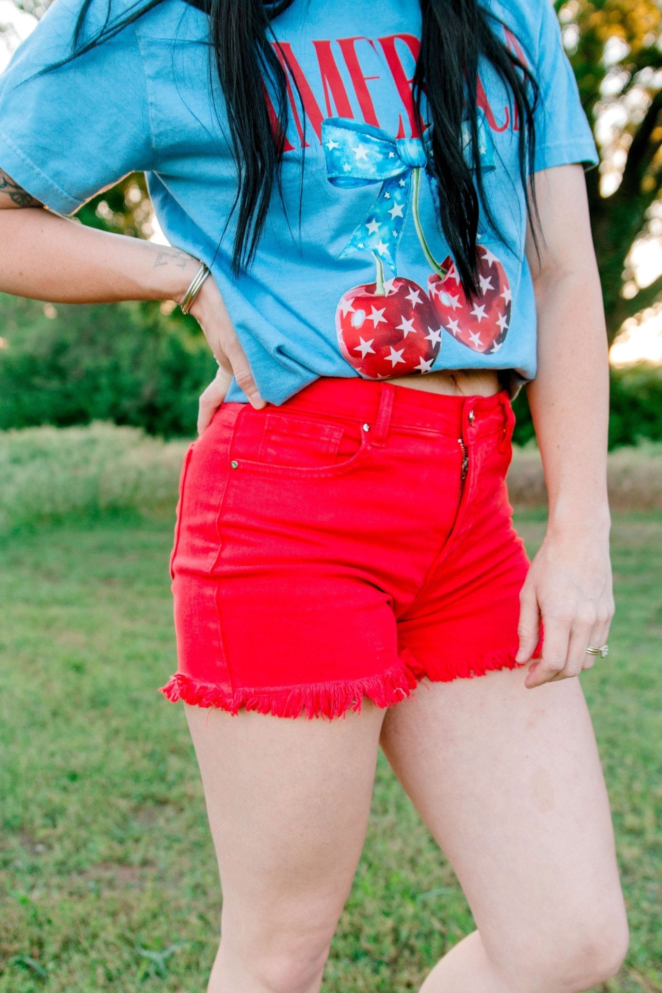 Hot Shot High Rise Shorts - Southern Chic Tees & Boutique