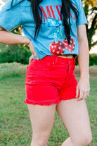 Hot Shot High Rise Shorts - Southern Chic Tees & Boutique